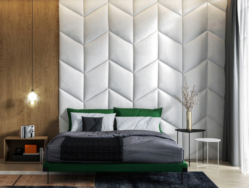 Panel Ścienny Tapicerowany  - Romb L 23x40 cm – zdjęcie 2