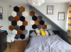 Panel Ścienny Tapicerowany Heksagon  M Plaster Miodu – zdjęcie 3