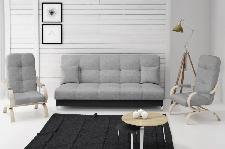 Komplet Togo  (wersalka bezboczkowa + 2x fotel finka) – zdjęcie 7