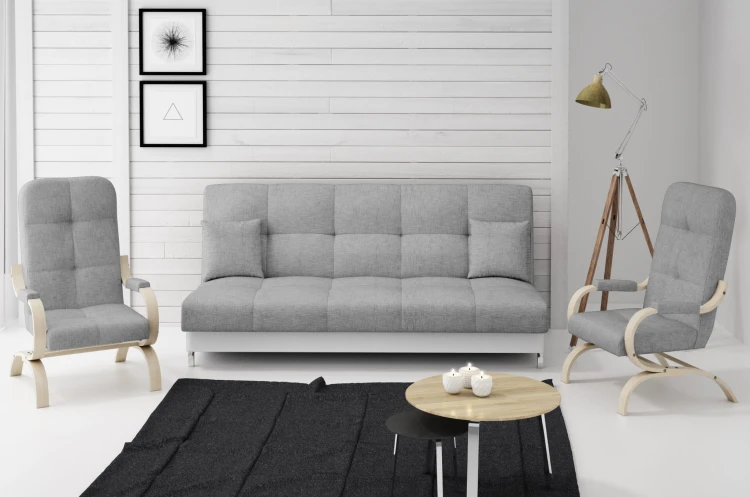 Komplet Togo  (wersalka bezboczkowa + 2x fotel finka) – zdjęcie 6