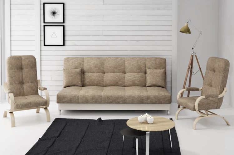 Komplet Togo  (wersalka bezboczkowa + 2x fotel finka) – zdjęcie 9