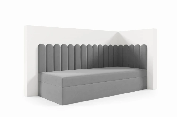 Panel Ścienny Tapicerowany Płotek Zaokrąglony 10cm – zdjęcie 3