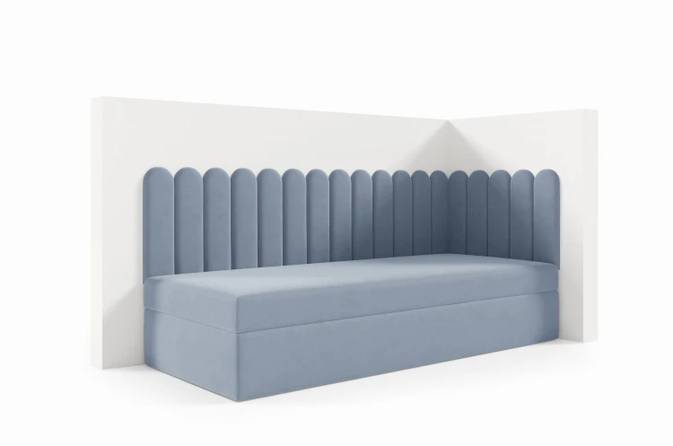 Panel Ścienny Tapicerowany Płotek Zaokrąglony 10cm – zdjęcie 2