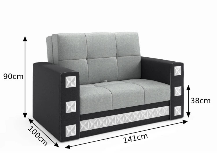 Sofa dwuosobowa Amerykanka Manila z funkcją spania – zdjęcie 8