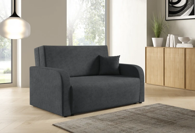 Sofa dwuosobowa Amerykanka rozkładana z funkcją spania Peri boucle