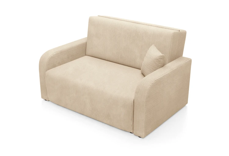 Sofa dwuosobowa Amerykanka rozkładana z funkcją spania Peri sztruks – zdjęcie 8