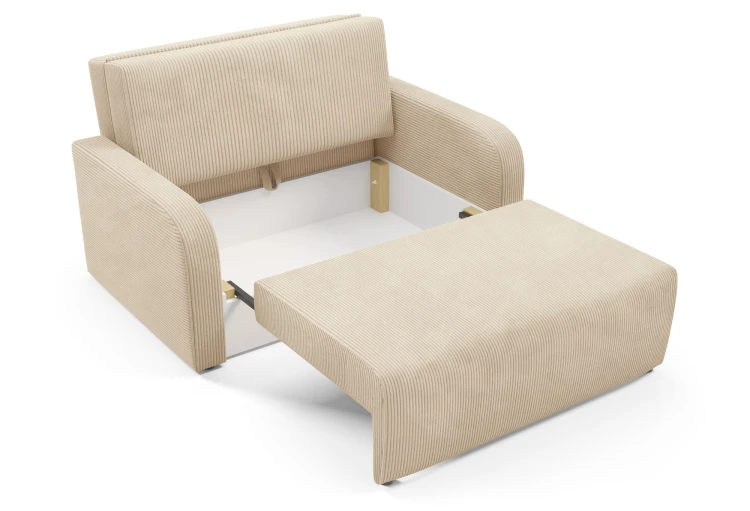 Sofa dwuosobowa Amerykanka rozkładana z funkcją spania Peri sztruks – zdjęcie 9