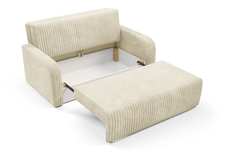 Sofa dwuosobowa Amerykanka rozkładana z funkcją spania Peri gruby sztruks – zdjęcie 7