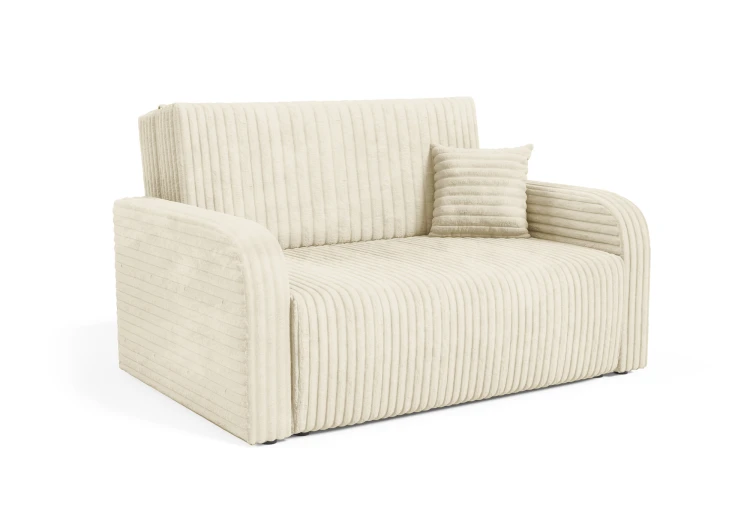 Sofa dwuosobowa Amerykanka rozkładana z funkcją spania Peri gruby sztruks – zdjęcie 8
