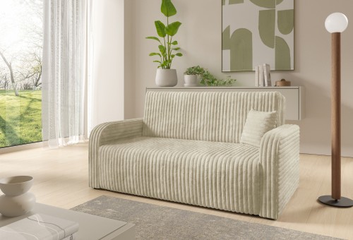 Sofa trzyosobowa Amerykanka rozkładana z funkcją spania Peri gruby sztruks – zdjęcie 2