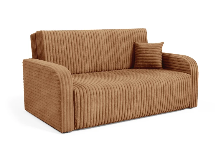 Sofa trzyosobowa Amerykanka rozkładana z funkcją spania Peri gruby sztruks – zdjęcie 5