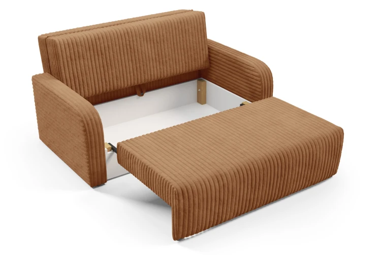 Sofa trzyosobowa Amerykanka rozkładana z funkcją spania Peri gruby sztruks – zdjęcie 7