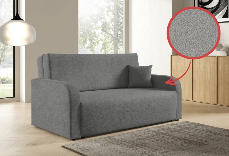 Sofa trzyosobowa Amerykanka rozkładana z funkcją spania Peri boucle – zdjęcie 5
