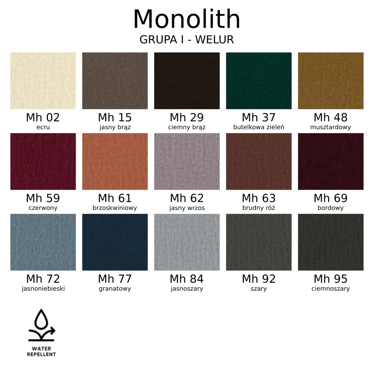 Próbki tkanin – wariant MONOLITH1602