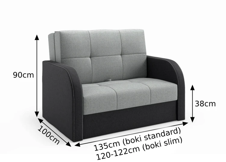 Sofa dwuosobowa Amerykanka Togo rozkładana z funkcją spania – zdjęcie 9