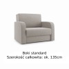 Sofa dwuosobowa Amerykanka rozkładana z funkcją spania Peri boucle – zdjęcie 14