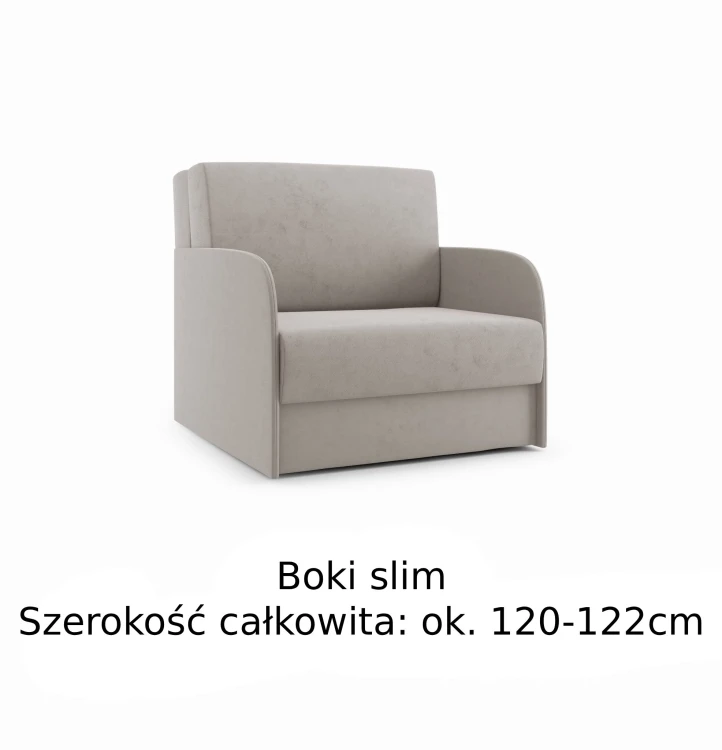 Sofa dwuosobowa Amerykanka rozkładana z funkcją spania Peri gruby sztruks – zdjęcie 12