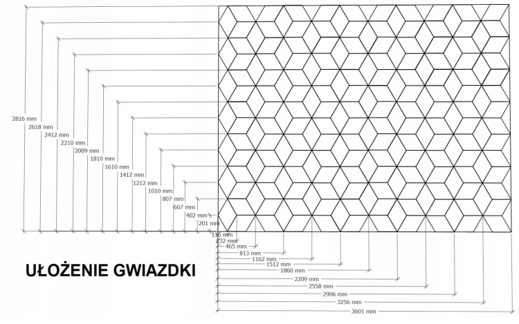 Panel Ścienny Tapicerowany  - Romb L 23x40 cm – zdjęcie 21