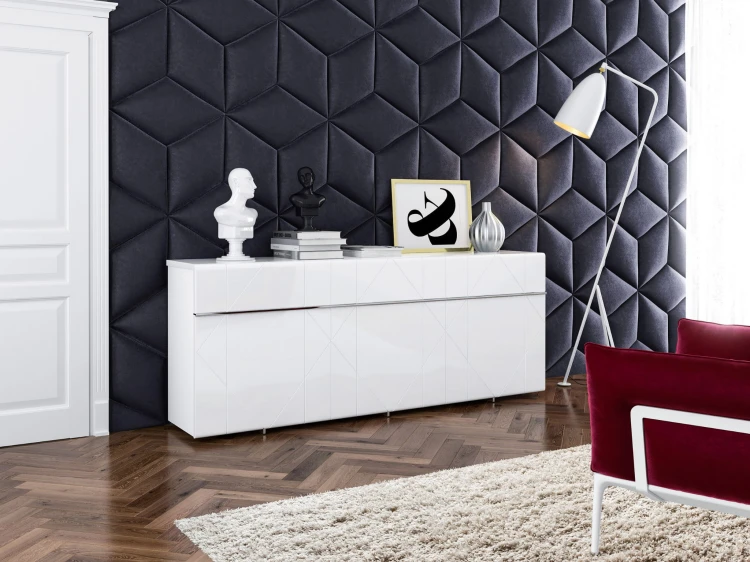 Panel Ścienny Tapicerowany  - Romb XL 46x80 cm – zdjęcie 2